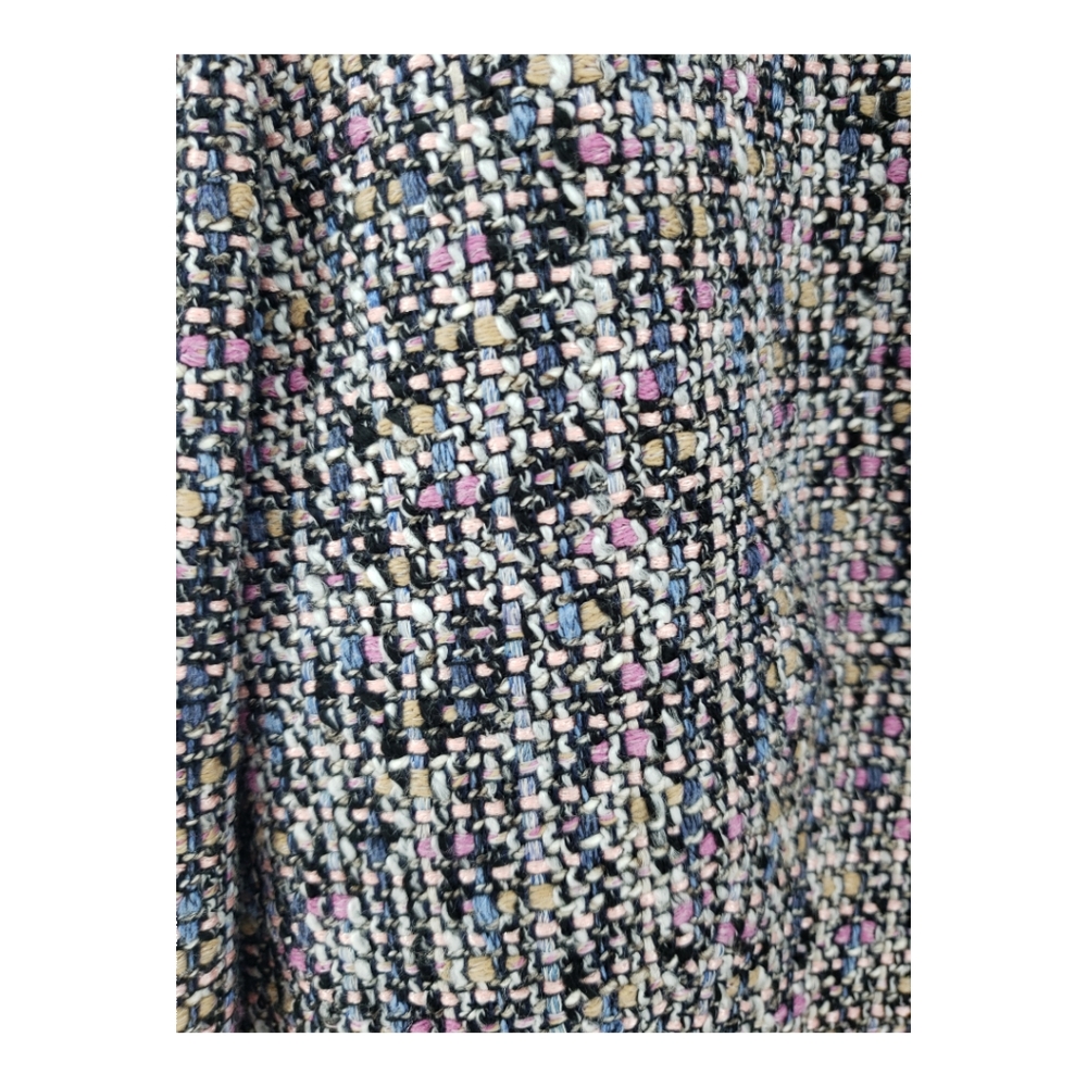 Armani Collezioni NWT 3 Button Blazer Size 12 Black Pink Multi Retail $1,125 - Picture 8 of 12